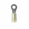 Panduit Ring Terminal, #8 Stud Size, 10 AWG, 600 V, Kynar Insulated, Yellow, 50 PK PK10-8R-L - alternate 1